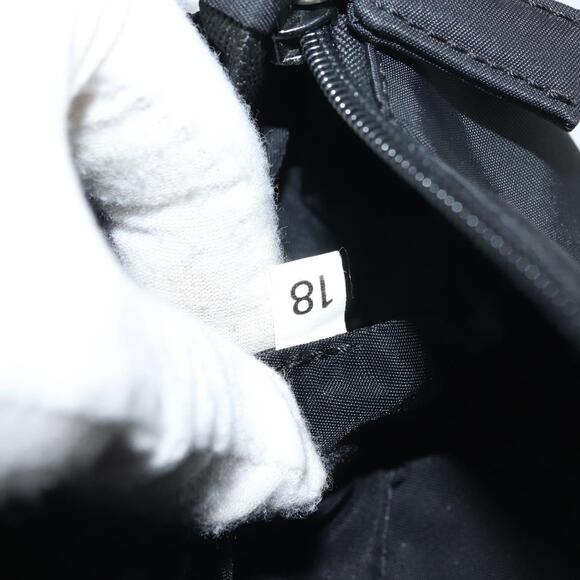 PRADA Accessory Pouch Nylon Black Silver Auth 162965V - Picture 11 of 16
